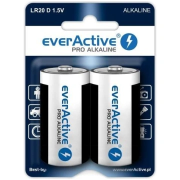 Alkaline batteries everActive Pro Alkaline LR20 D 