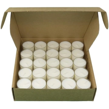 Aromatizētas tējas svecītes no 100 % rapšu vaska, 