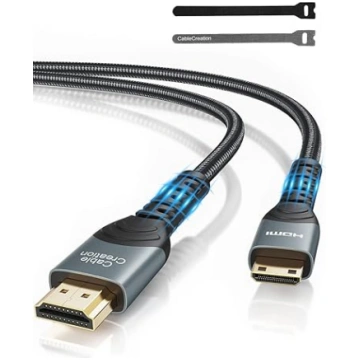 CableCreation Mini HDMI uz HDMI kabelis Mini HDMI 