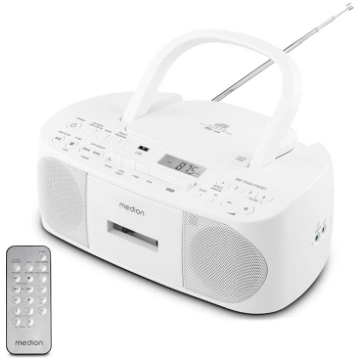 MEDION E65010 Stereo radio CD atskaņotājs kasešu a