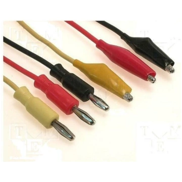 Test leads; Urated: 60VDC; Len: 0.8m; test leads x