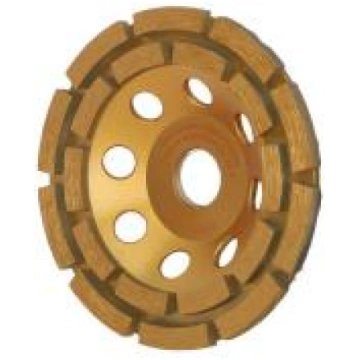 DRAUMET Segmentēta divrindu kausu slīpripa 125 mm