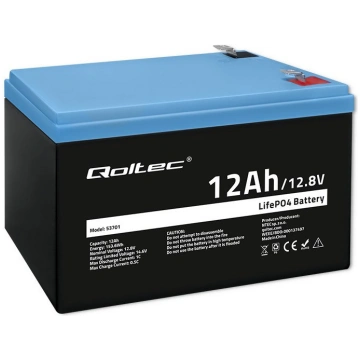 Qoltec LiFePO4 Lithium-Iron-Phosphate Battery 12.8