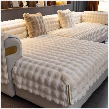 1/2/3/4 Seater Sofa Protector L Shape Plush Sofa B