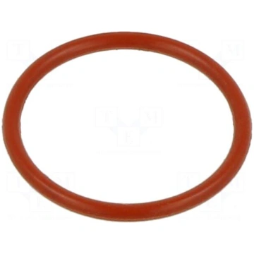 O-ring gasket | silicone | Thk: 1.5mm | Øint: 15mm