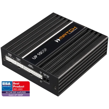 Match UP 10DSP power amplifier (10-channel) with D