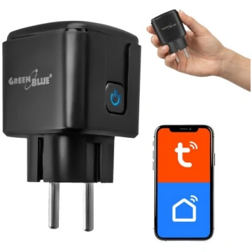 GreenBlue Remote-Controlled WiFi Outlet, Android/i