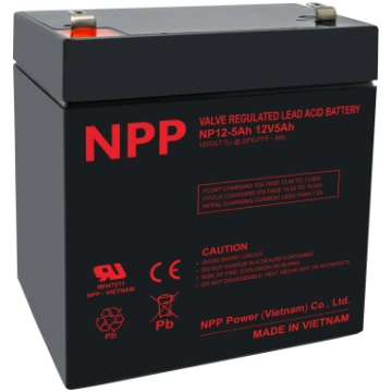 Akumulators 12V 5Ah T2(F2) Pb AGM NPP