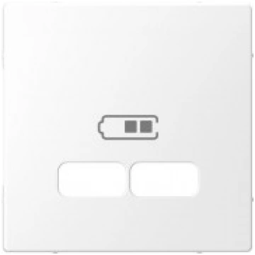 Nosegplate USB ligzdai lotosa balts, D-Life Schnei