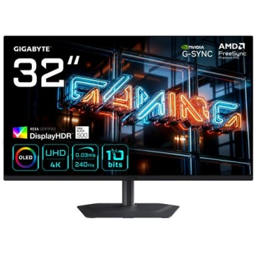 GIGABYTE MO32U24 32” OLED 4K UHD Gaming Monitor – 