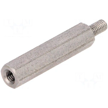 Screwed spacer sleeve | Int.thread: M3 | 25mm | Ex