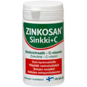 Uztura bagātinātājs Cinka citrāta un C vitamīna ta