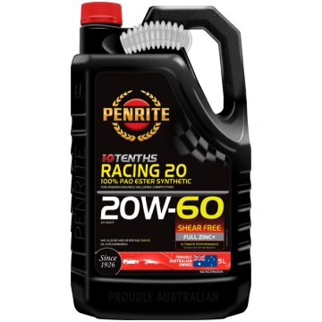 Penrite Racing 10 20W-60 PAO Ester Full Synthetic 