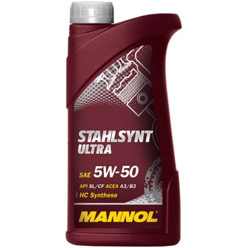 Motoreļļa Mannol 7905 Stahlsynt Ultra 5W-50 1 ltr