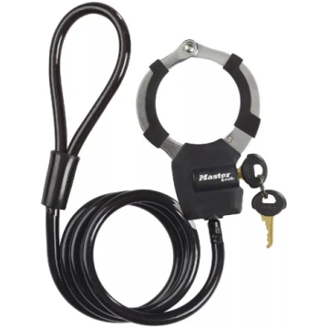 Kabeļu slēdzis MASTER LOCK Street Cuff Melns 1000 