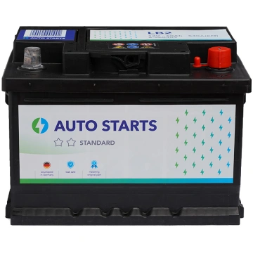 Akumulators 60Ah 540A 12V AUTO STARTS