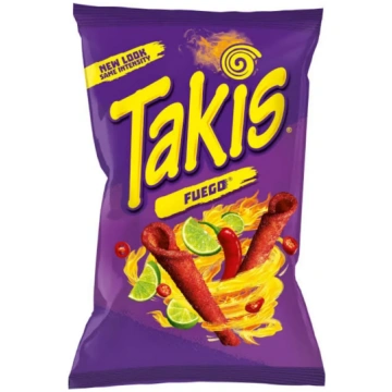Uzkodas - Takis Fuego čipsi 100g