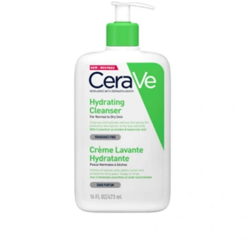 CeraVe Hydrating Moisturizing facial cleanser Gel 