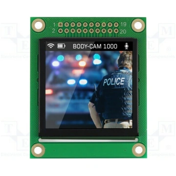 Display: OLED; graphical; 1.91"; 176x176; Dim: 48x