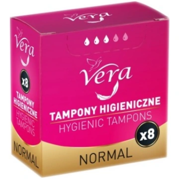 VERA Higiēniskie tamponi Normal, 8 gab