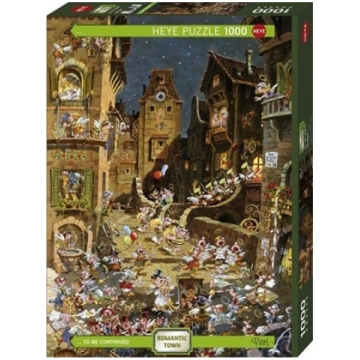 Heye Puzzle 1000 elementów - Romantyczne miasto, n