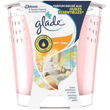 Glade Tabakas ēterisko eļļu aromātiskā svece - 30 