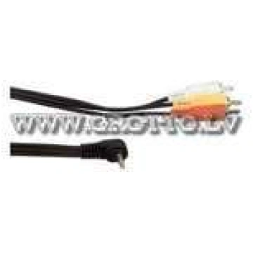 Kabelis 3RCA/s-3.5mm stereo/s (1.5m)