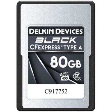Delkin Devices 80GB BLACK CFexpress Type A Memory 