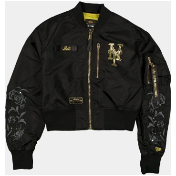 NEW YORK METS X ALPHA X NEW ERA L-2B CROPPED BOMBE