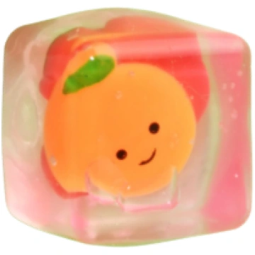 Antistresa rotaļlieta Squeeze Sugar Ice Cube Fruit