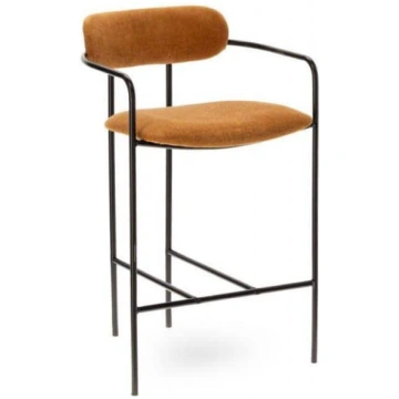 Set of 2 PATAY Gold stools, seat height 65cm Athez