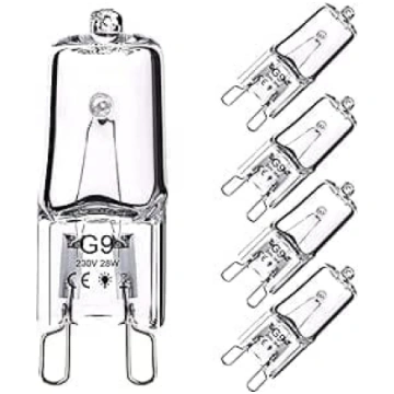 OSDUE 5 G9 halogēno spuldžu komplekts, 28 W, 230 V