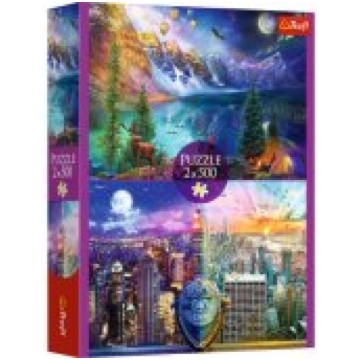 Trefl Puzzle - 2x500 - Trip around America Trefl 3