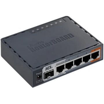 Mikrotik hEX S vadu maršrutētājs ar Gigabit Ethern
