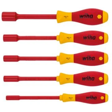wiha Socket and screwdriver set SoftFinish electri