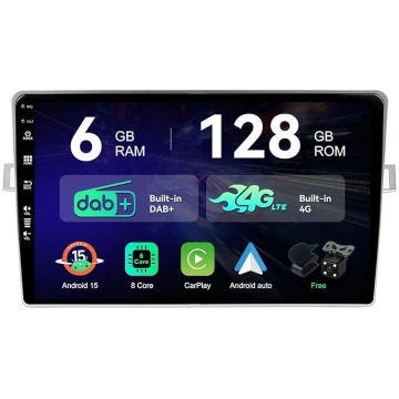 [6G+128G | Iebūvēts DAB+ 4G] - MSD auto radio Toyo