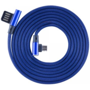 Sbox USB->Micro USB 90 M/M 1.5m USB-MICRO-90BL blu