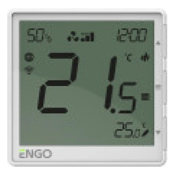 EFAN klimata kontrolieris. balts 230 V. internets.