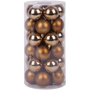 Egles rotājumi MagicHome, 30gab, 6 cm, varš, eglīt