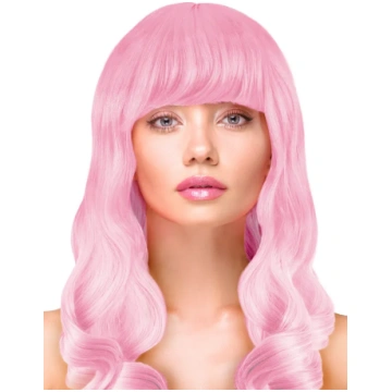 Pirkt Party Wig Long Wavy Light Pink Hair - Parūka