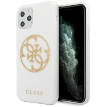 Guess GUHCN65TPUWHGLG Glitter 4G Circle Logo Aizsa