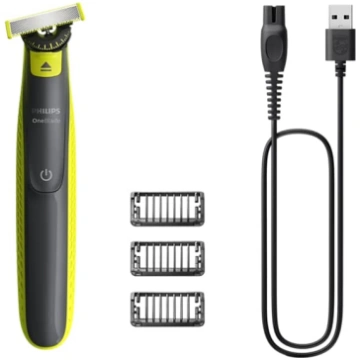 PHILIPS OneBlade 360 skuveklis sejai un pelēks ar 