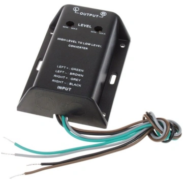 High level speaker signal to Low level RCA (Hi to