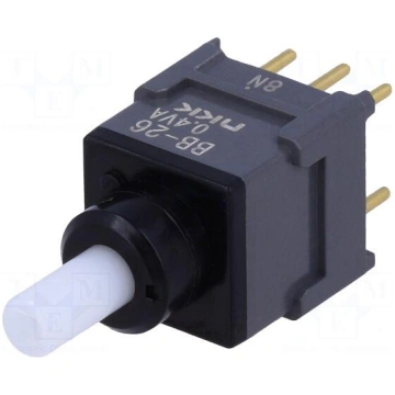 Switch: push-button | Pos: 2 | DPDT | 0.01A/28VAC 