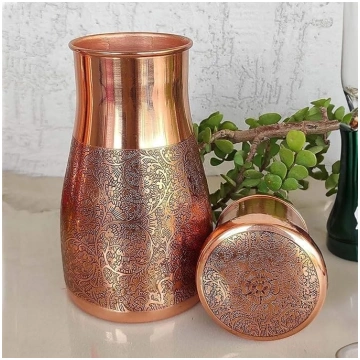 Hygge Pure Copper Bedside Carafes, Copper Jug- Pur