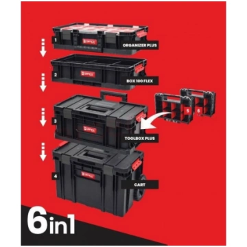 QBRICK SYSTEM TWO 6-in-1 SET 535 x 390 x 820 | SKR