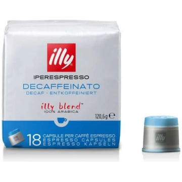ILLY Iperespresso bezkofeīna kafija, kapsulās 18 g