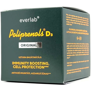 everlab Poliprenols D3 ORIGINAL + želatīna kapsula