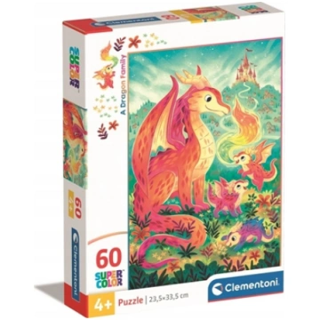 Clementoni CLE puzzle 60 maxi SuperKolor ADragon f
