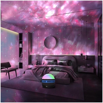 1gab RGB LED Aurora Borealis Projektors USB Lampa 